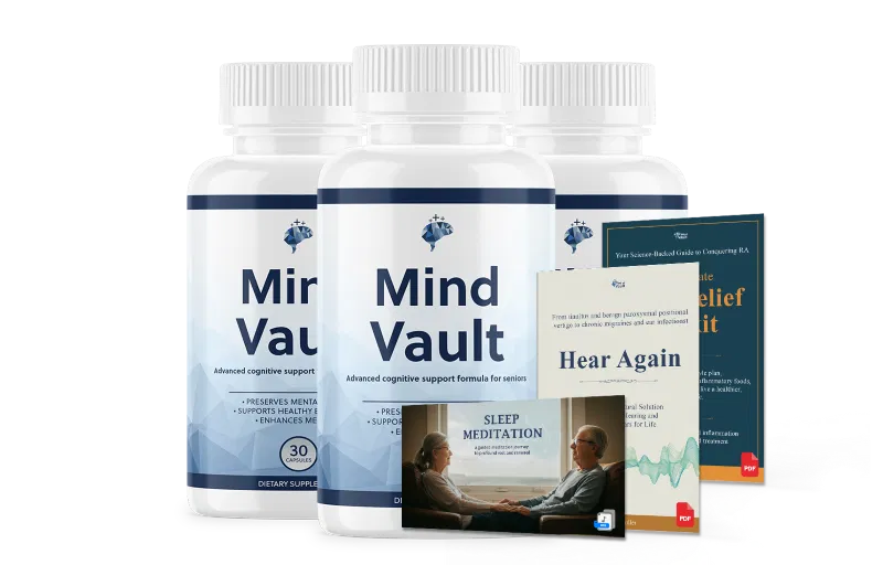 Mind Vault Cognitive Health Supplement Bottle