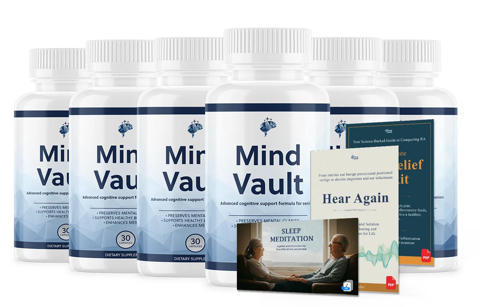 Mind Vault Cognitive Health Supplement Bottle